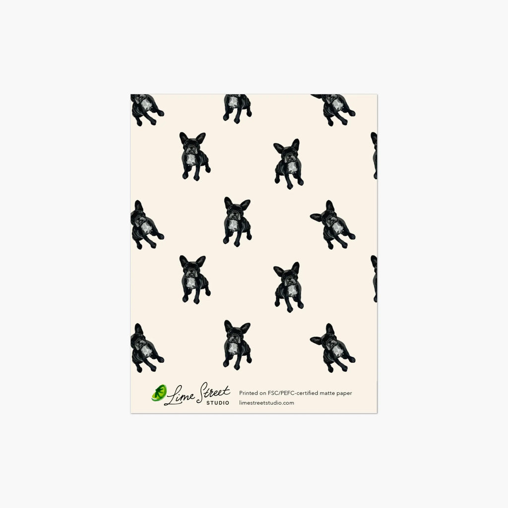 Frenchie Friends - Pack of 10 Notecards
