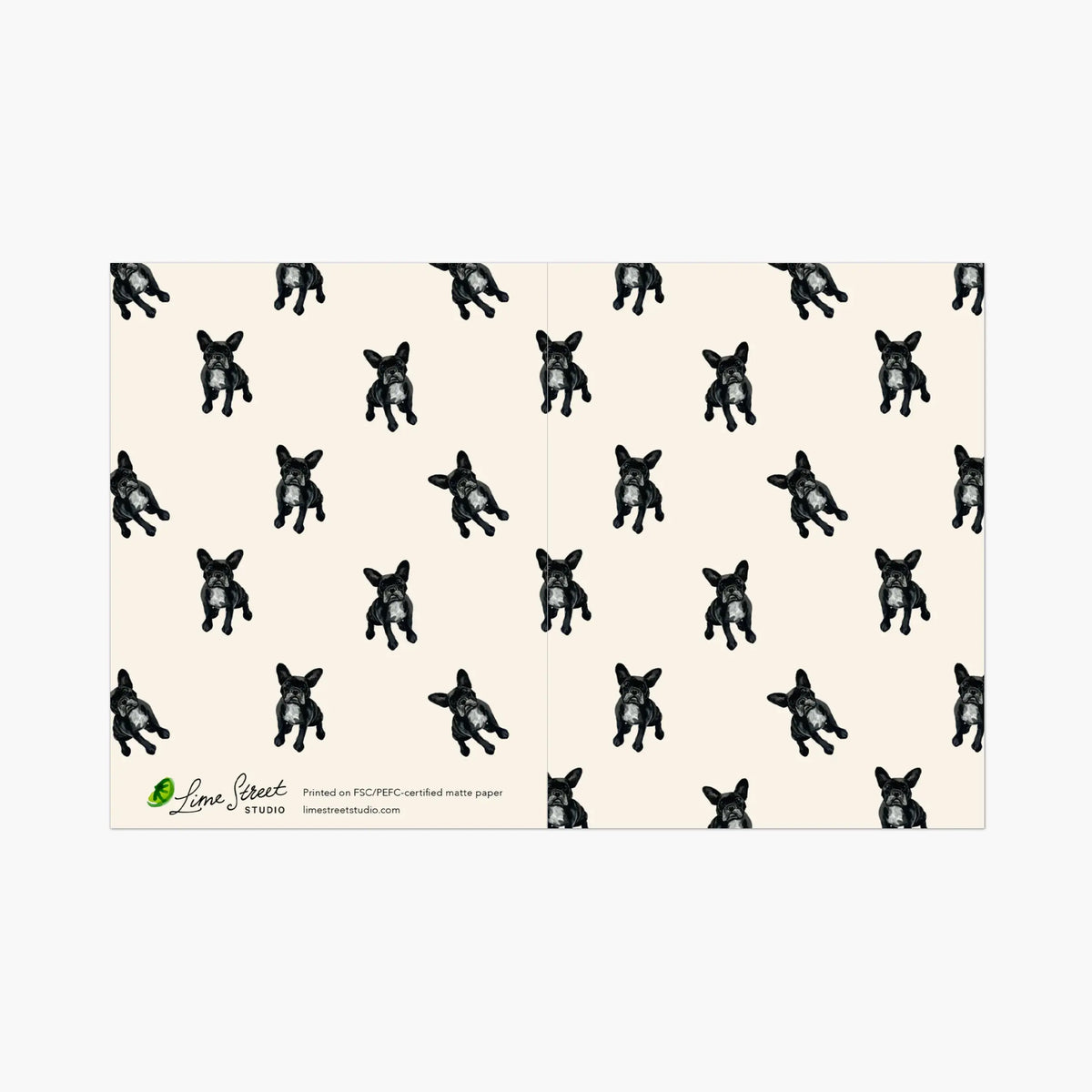 Frenchie Friends - Pack of 10 Notecards